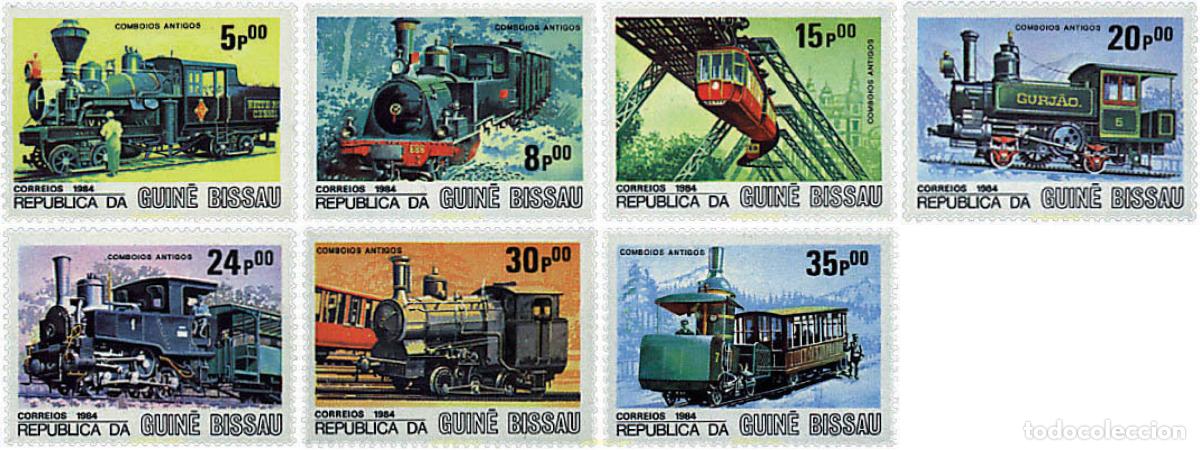 Stamps: 61079 MNH GUINEA BISSAU 1984 LOCOMOTORAS ANTIGUAS