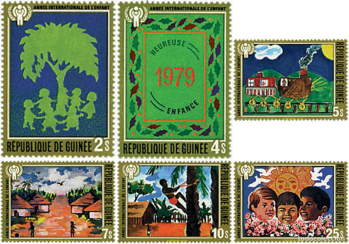 Stamps: 91753 MNH GUINEA 1980 A&Ntilde;O INTERNACIONAL DEL NI&Ntilde;O