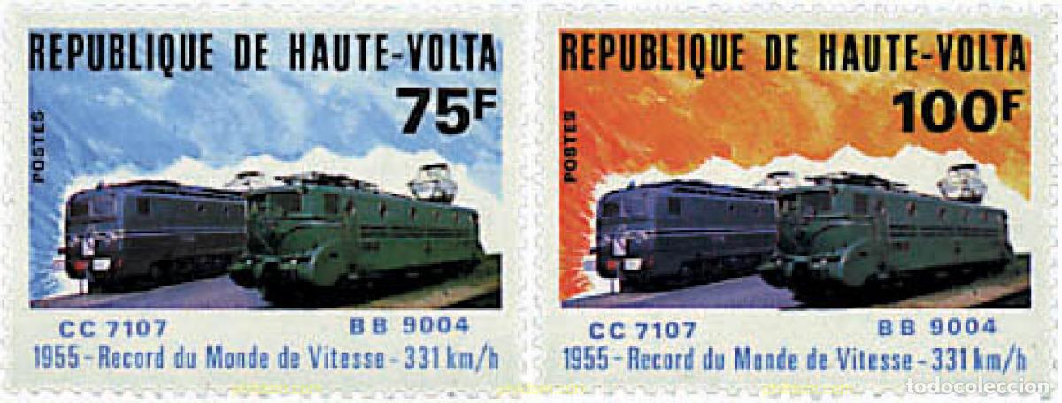 Sellos: 56436 MNH ALTO VOLTA 1980 RECORD DEL MUNDO DE VELOCIDAD