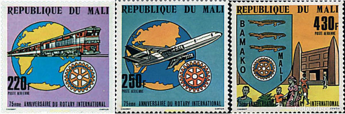 Sellos: 55870 MNH MALI 1980 75 ANIVERSARIO DEL ROTARY INTERNATIONAL