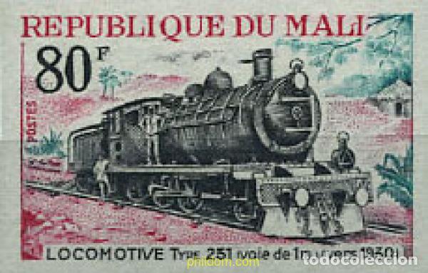 Sellos: 221311 MNH MALI 1970 LOCOMOTORAS