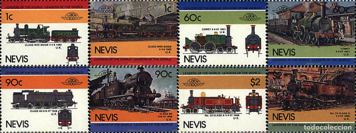 Sellos: 56266 MNH NEVIS 1985 LOCOMOTORAS