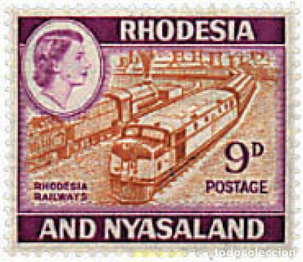 Sellos: 355329 MNH RODESIA Y NYASSALAND 1959 MOTIVOS VARIOS