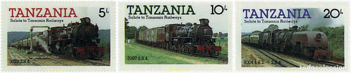 Sellos: 276375 MNH TANZANIA 1985 LOCOMOTORAS