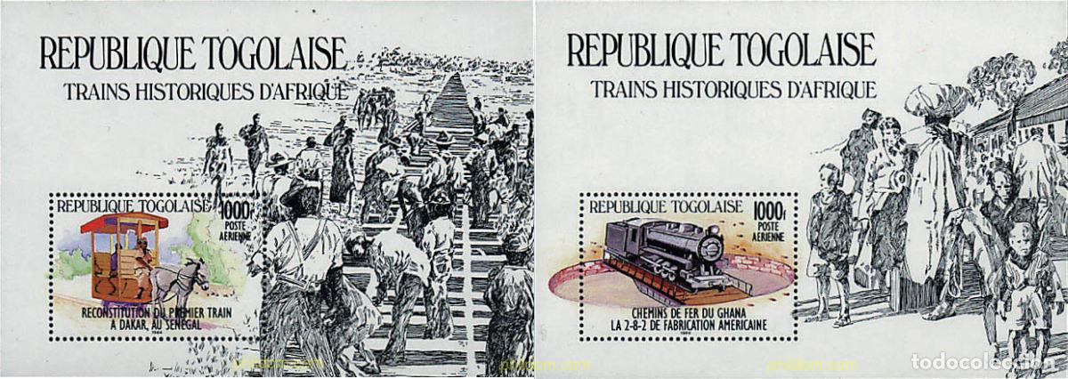 Sellos: 59196 MNH TOGO 1984 LOCOMOTORAS
