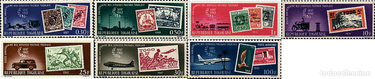 Sellos: 59175 MNH TOGO 1963 65 ANIVERSARIO DE LOS SERVICIOS POSTALES
