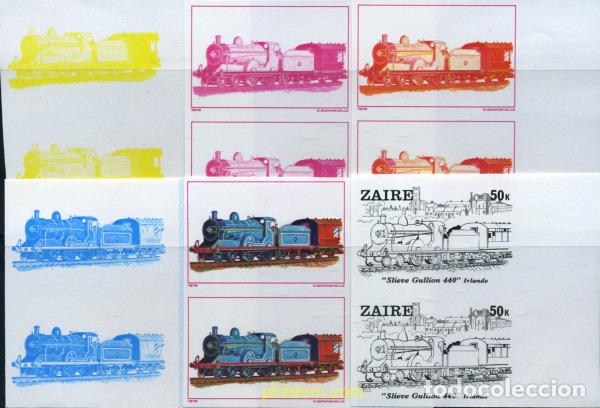 Selos: 254167 MNH ZAIRE 1980 LOCOMOTORAS