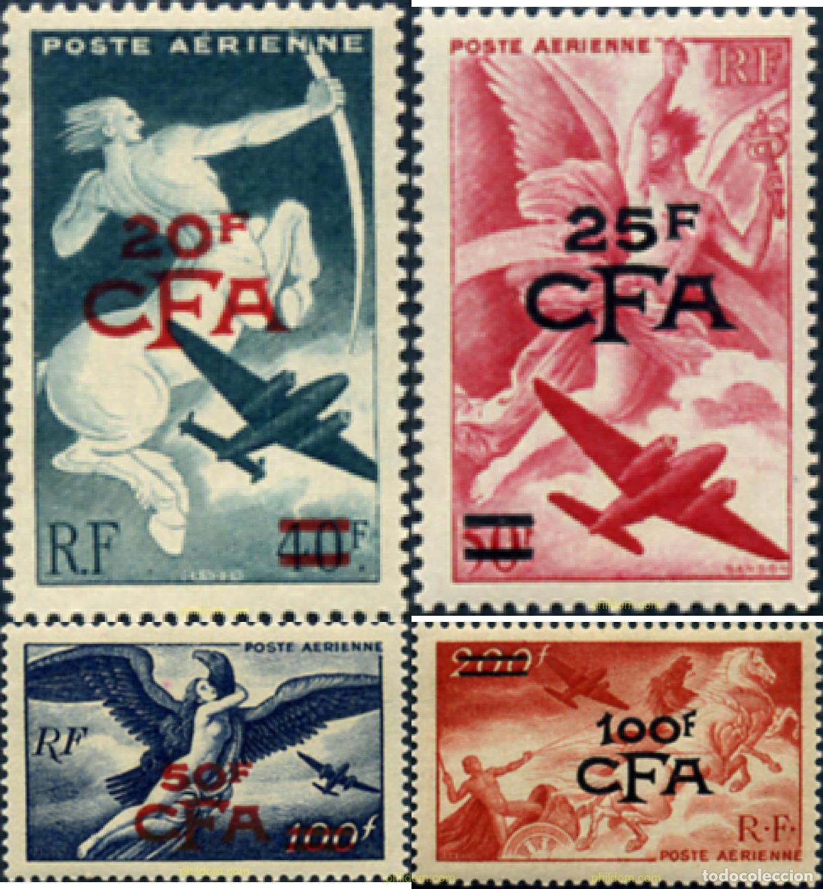 Sellos: 346509 MNH REUNION 1949 SERIE BASICA