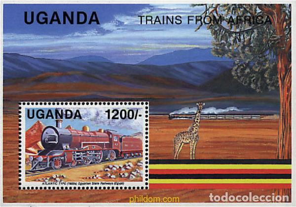 Sellos: 255417 MNH UGANDA 1991 FERROCARRILES DE AFRICA