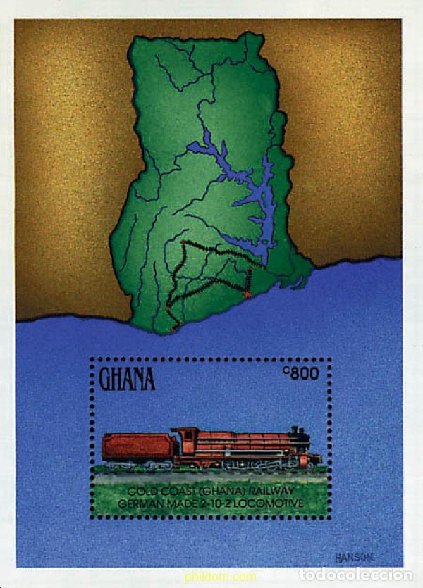Sellos: 253958 MNH GHANA 1992 FERROCARRILES