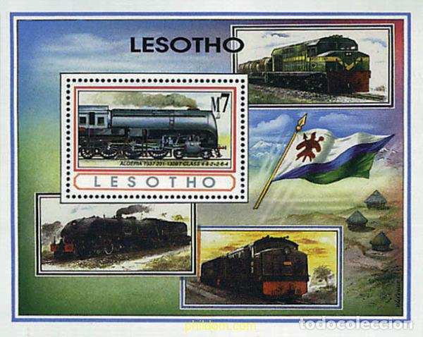 Timbres: 337957 MNH LESOTHO 1993 LOCOMOTORAS DE AFRICA