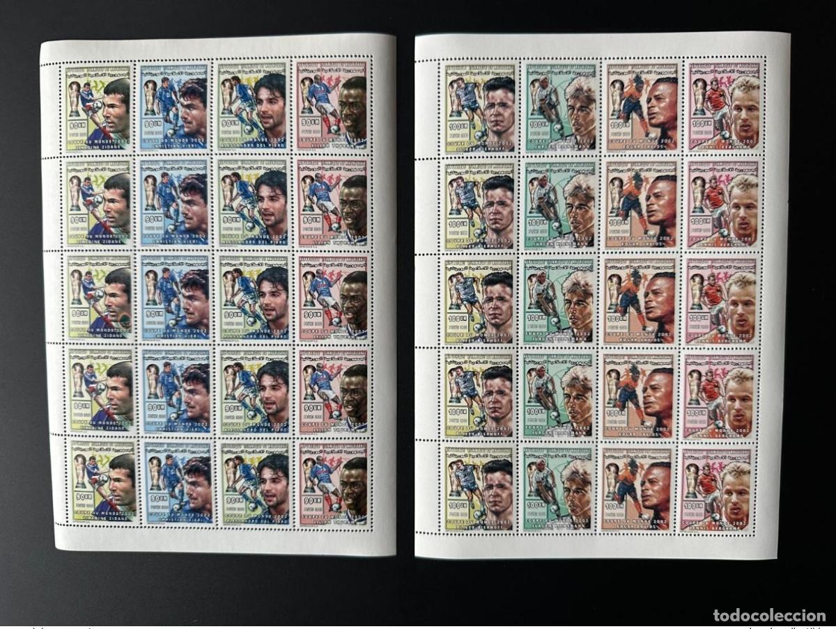 Sellos: Mauritania 2000 Mi. 1098-1105 FIFA 2002 Copa Mundial de F&uacute;tbol la Corea Jap&oacute;n