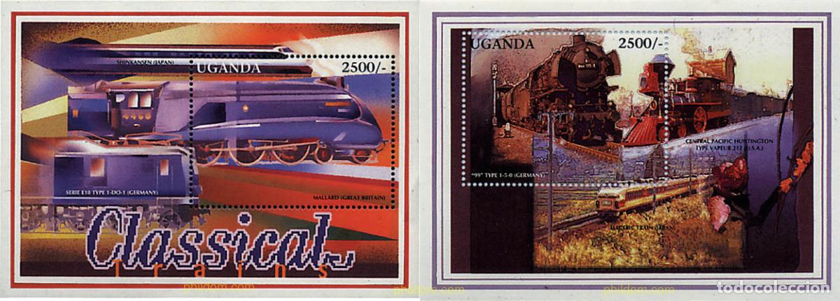 Sellos: 89602 MNH UGANDA 1996 LOCOMOTORAS