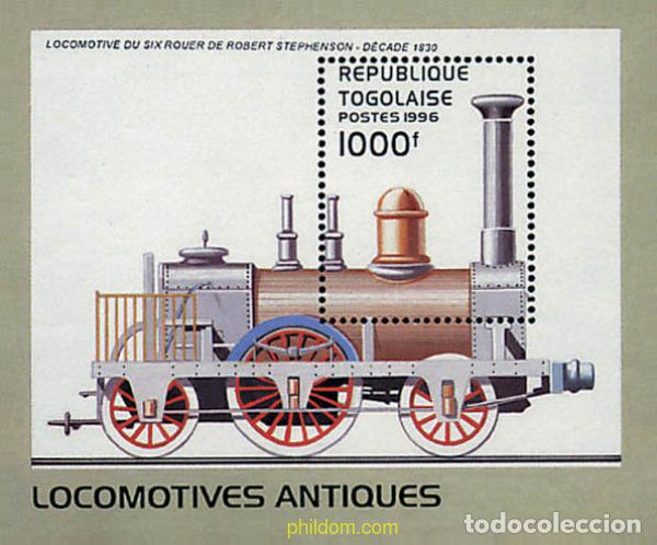 Sellos: 59206 MNH TOGO 1996 LOCOMOTORAS