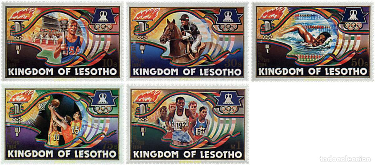 Sellos: 52065 MNH LESOTHO 1984 23 JUEGOS OLIMPICOS VERANO LOS ANGELES 1984