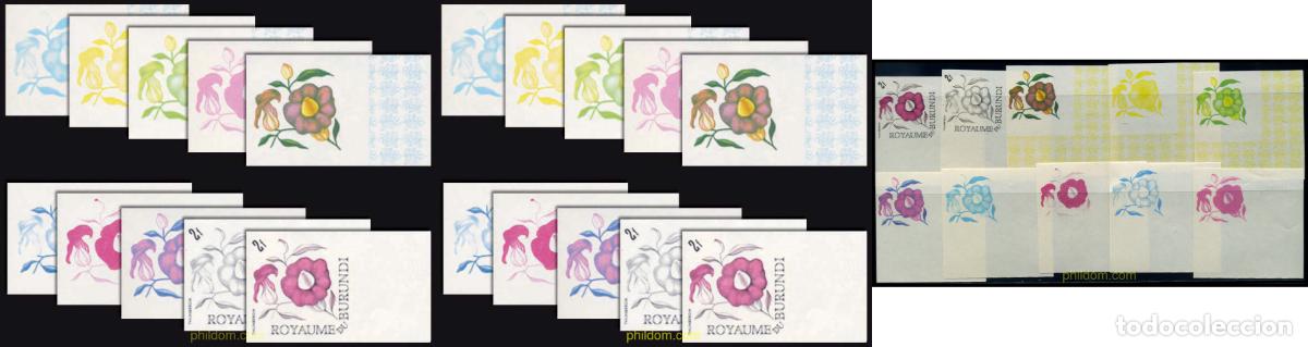 Sellos: 204164 MNH BURUNDI 1966 FLORES