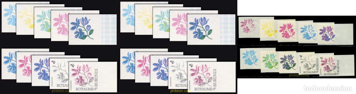 Sellos: 204165 MNH BURUNDI 1966 FLORES