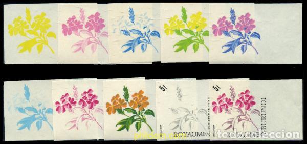Sellos: 204168 MNH BURUNDI 1966 FLORES