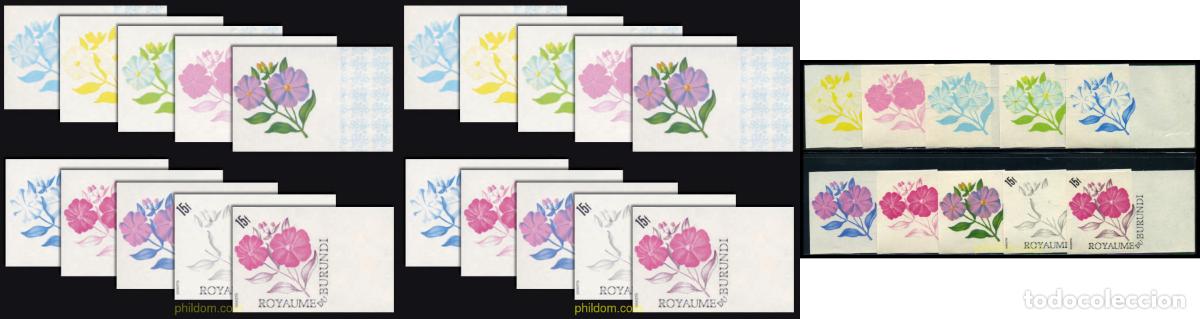 Sellos: 204172 MNH BURUNDI 1966 FLORES