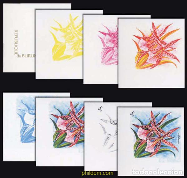 Sellos: 204408 MNH BURUNDI 1972 ORQUIDEAS AFRICANAS