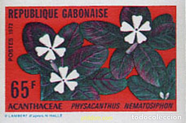 Sellos: 221429 MNH GABON 1972 FLORES