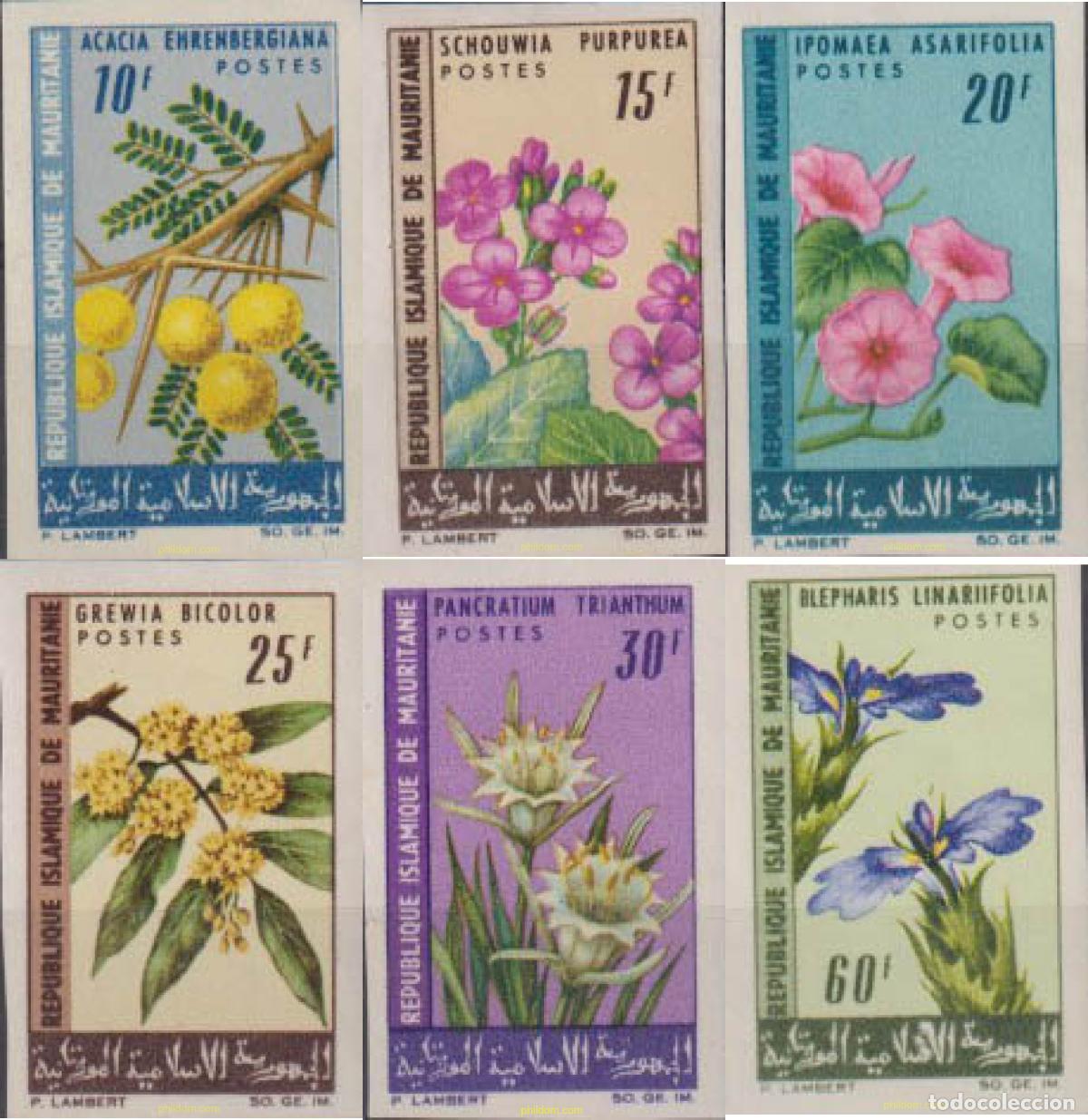 Sellos: 626401 MNH MAURITANIA 1966 FLORA