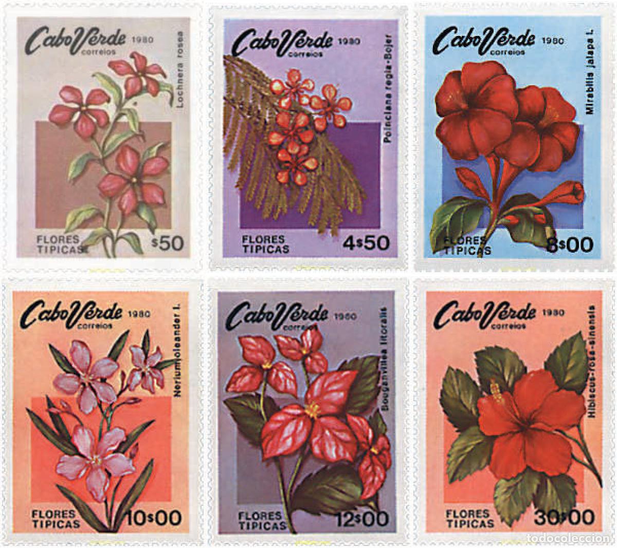 Sellos: 98295 MNH CABO VERDE 1980 FLORES