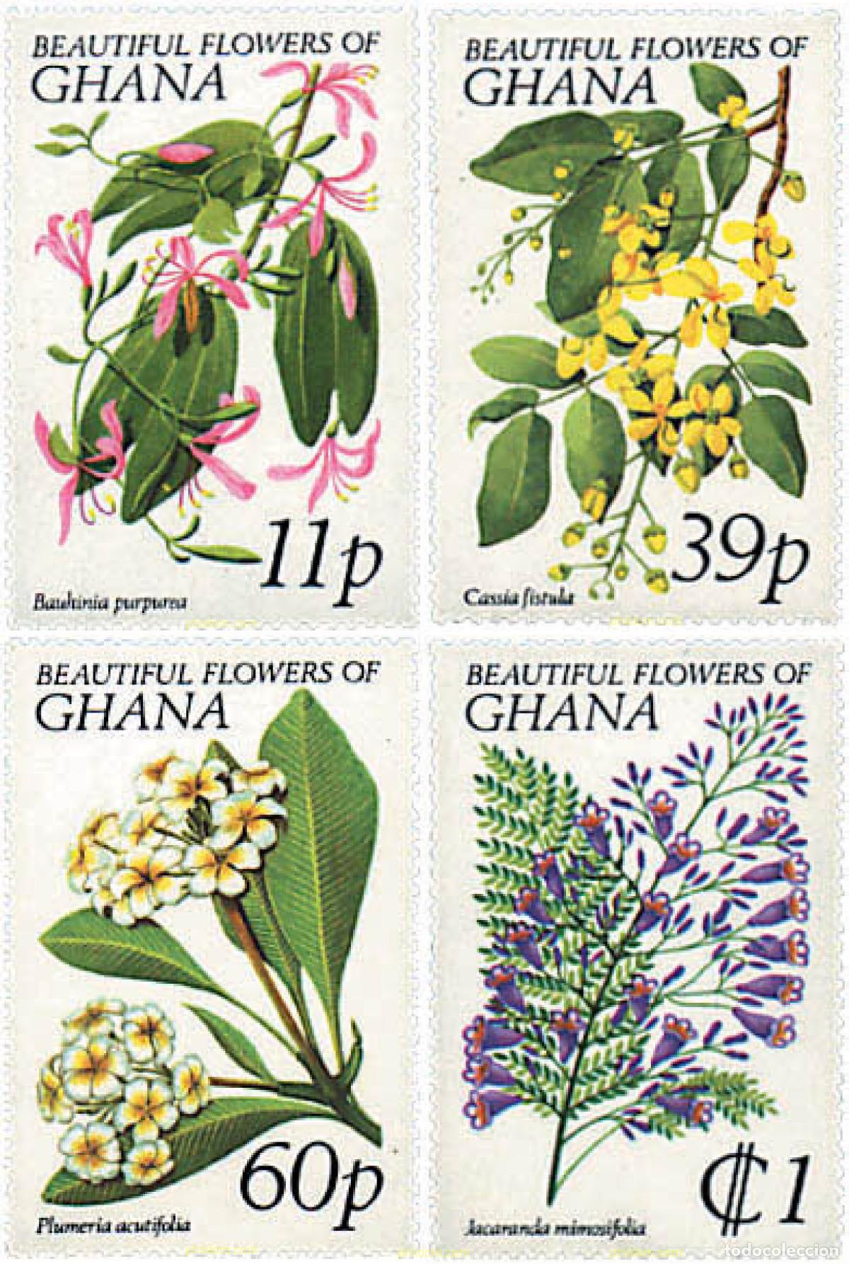 Sellos: 91123 MNH GHANA 1978 FLORES DE GHANA