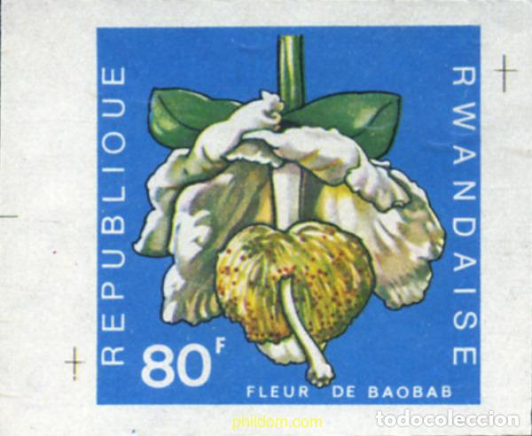 Sellos: 221366 MNH RUANDA 1968 FLORES TROPICALES