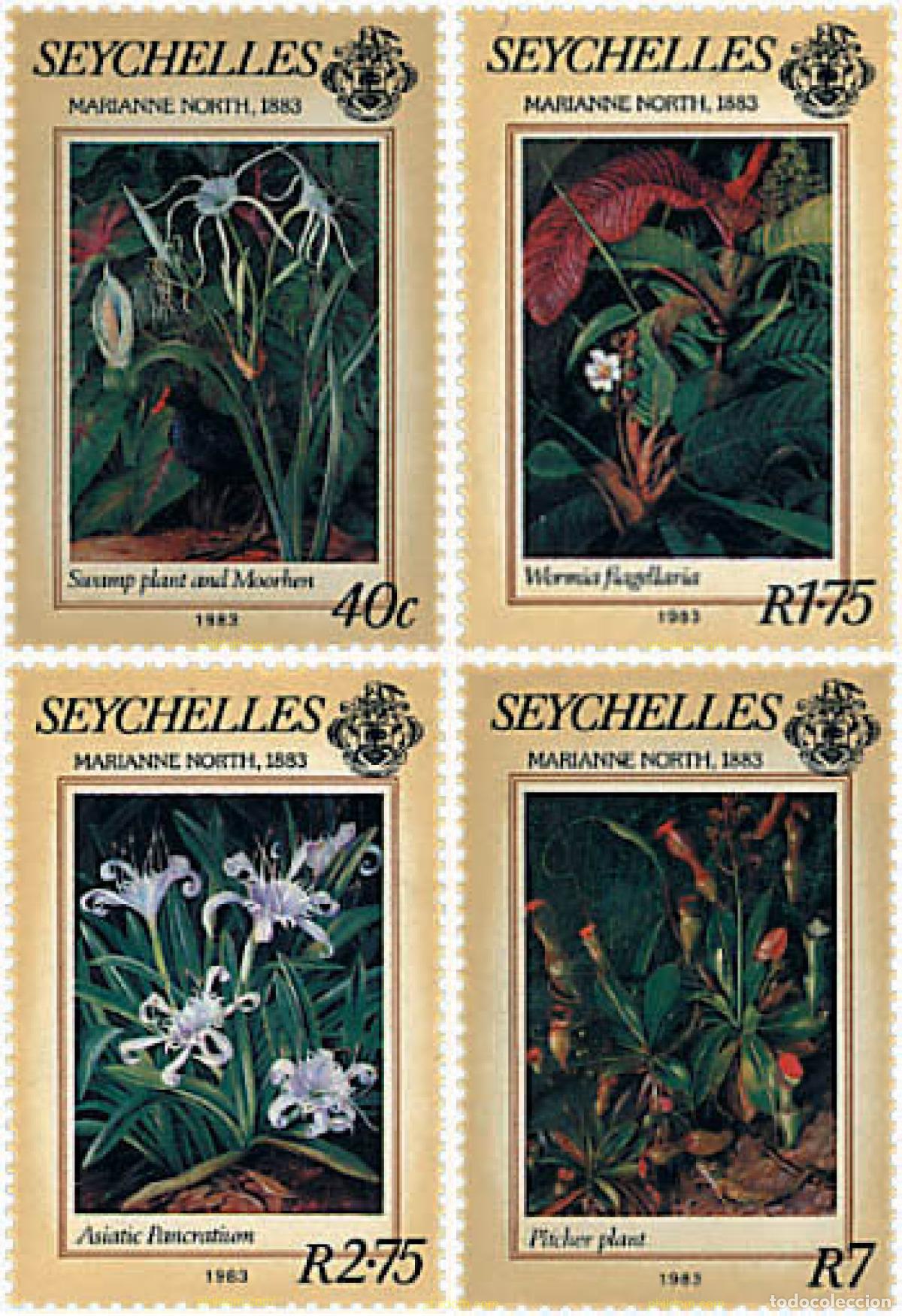 Sellos: 93330 MNH SEYCHELLES 1983 CENTENARIO DEL NACIMIENTO DE MARIANNE NORTH