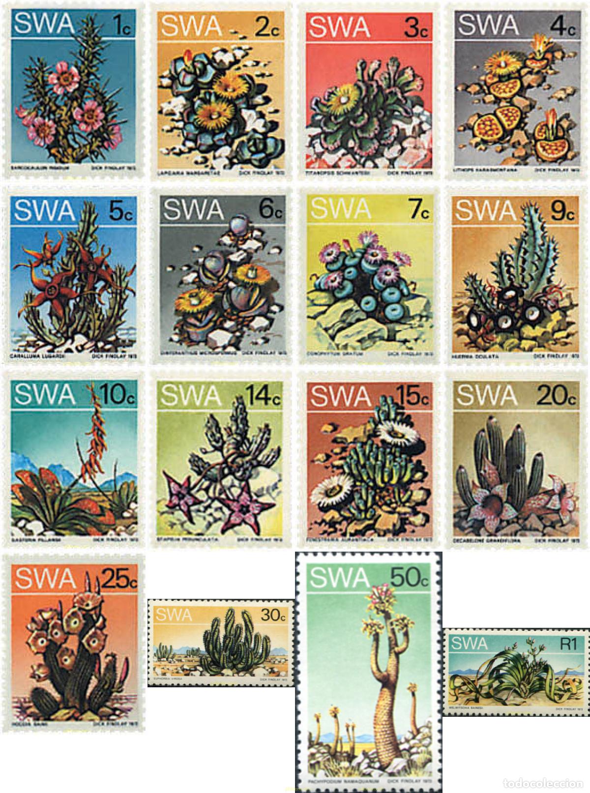 Sellos: 95811 MNH SUR OESTE AFRICANO 1973 CACTUS