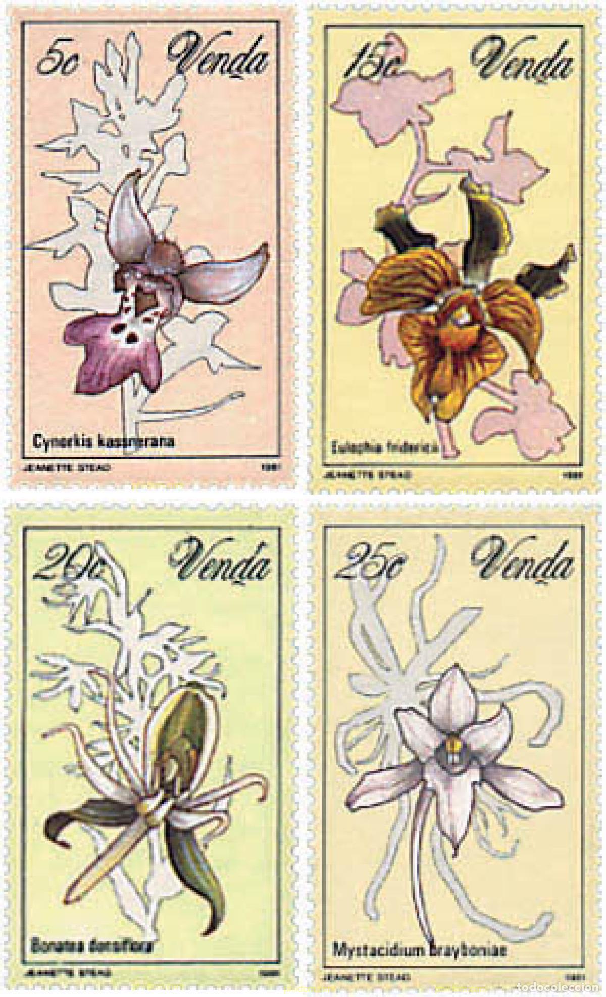 Sellos: 92711 MNH VENDA 1981 ORQUIDEAS