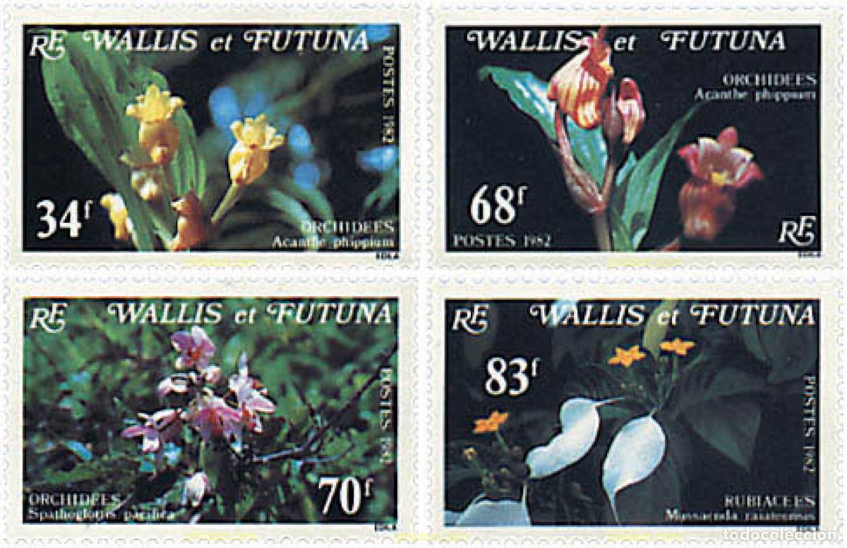 Sellos: 92971 MNH WALLIS Y FUTUNA 1982 ORQUIDEAS