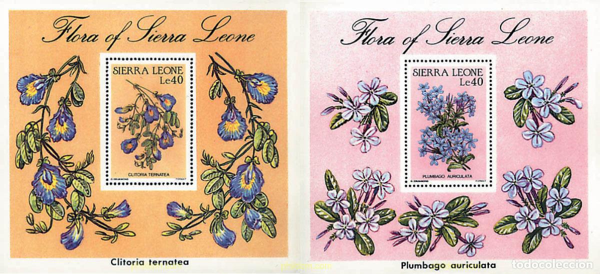 Sellos: 93480 MNH SIERRA LEONA 1986 FLORA DE SIERRA LEONA