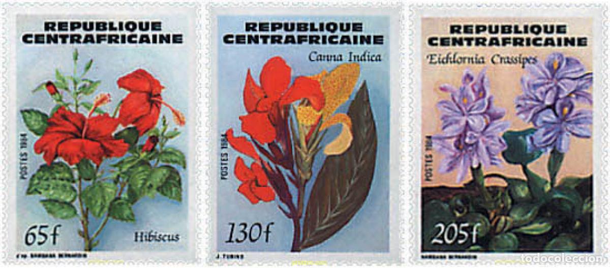 Sellos: 82310 MNH CENTROAFRICANA 1984 FLORES