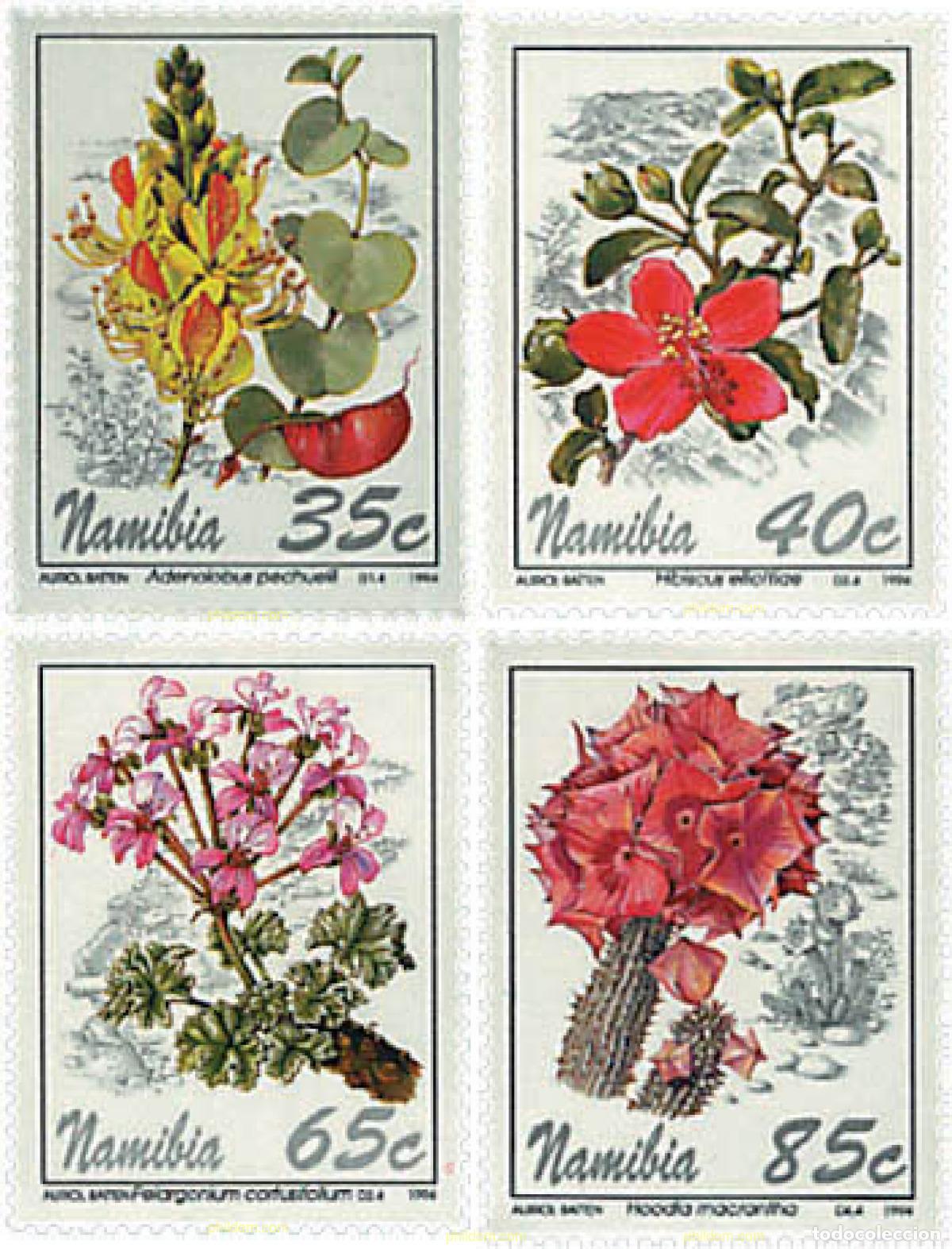 Sellos: 94475 MNH NAMIBIA 1994 FLORES DE NAMIBIA