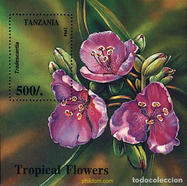 Sellos: 92182 MNH TANZANIA 1994 FLORES TROPICALES