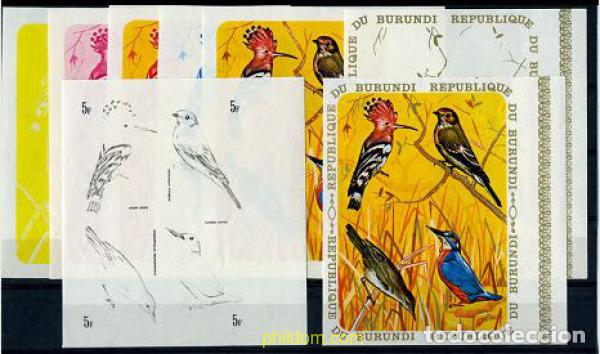 Timbres: 204352 MNH BURUNDI 1970 AVES