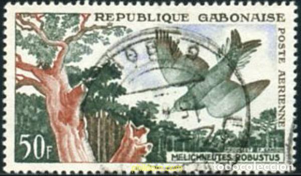Sellos: 210747 USED GABON 1961 AVE