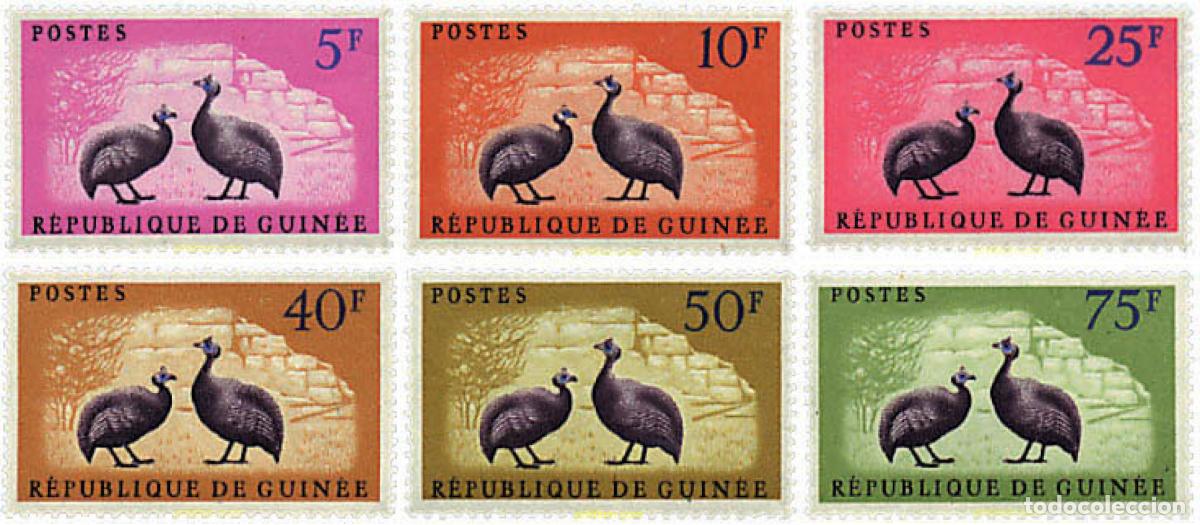 Sellos: 31789 MNH GUINEA 1961 PINTADAS