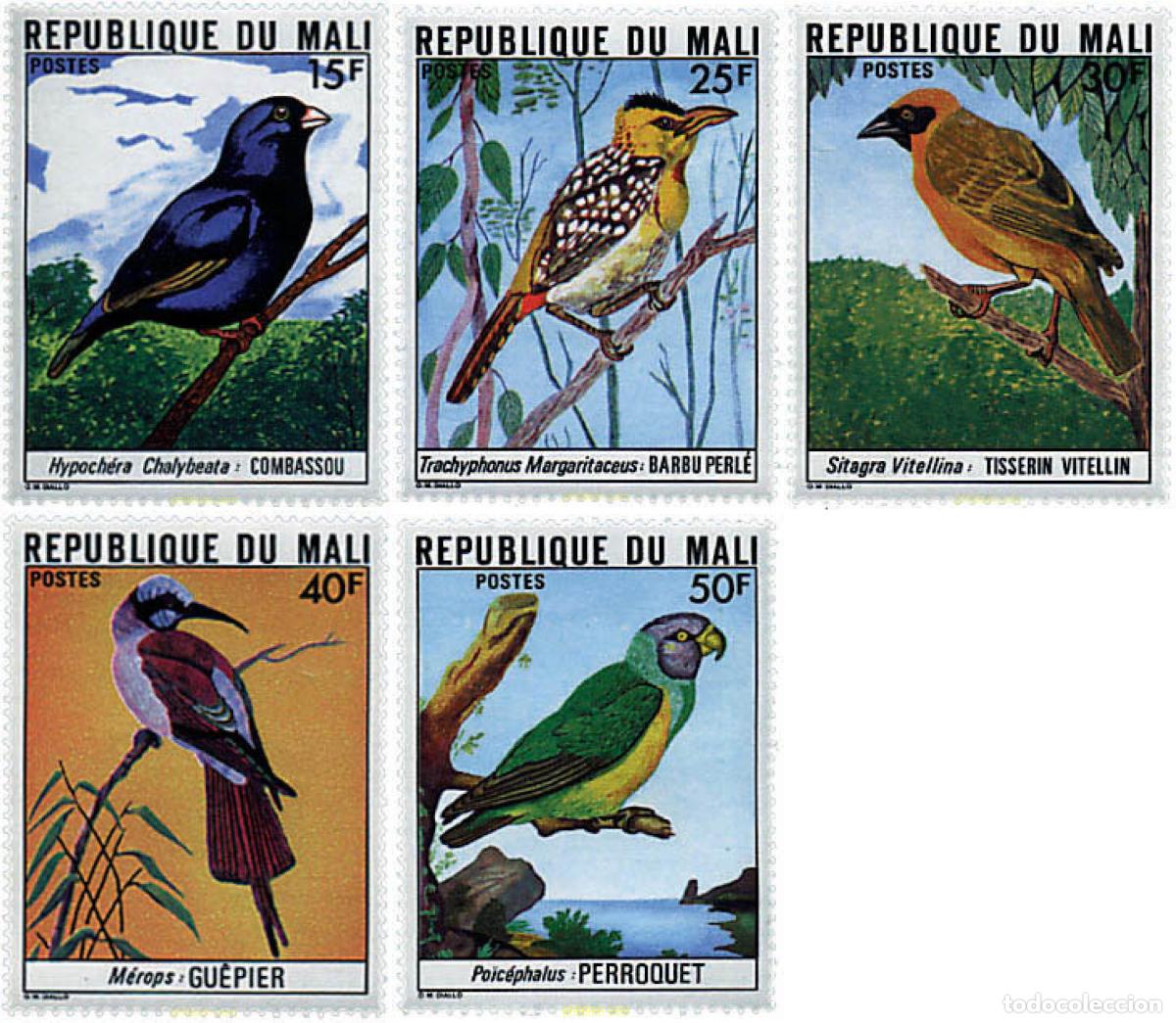 Sellos: 32031 MNH MALI 1977 AVES