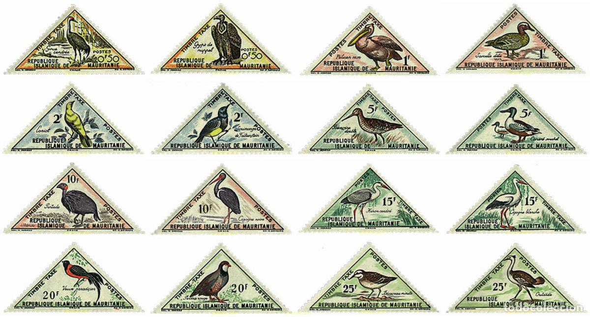 Sellos: 44109 HINGED MAURITANIA 1963 AVES