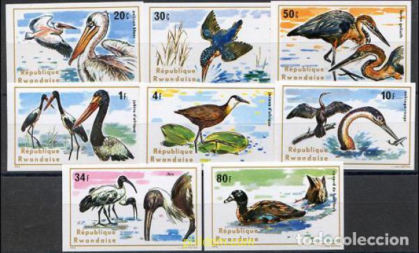Sellos: 20153 MNH RUANDA 1975 AVES ACUATICAS