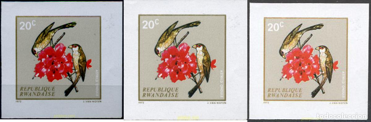 Sellos: 221827 MNH RUANDA 1972 AVES