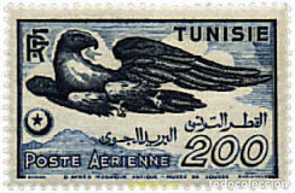 Sellos: 366581 MNH TUNEZ 1949 AGUILA