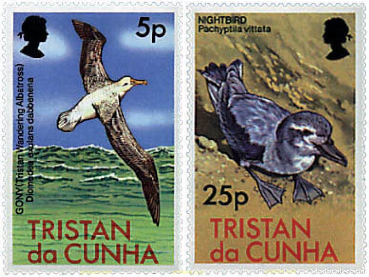 Sellos: 597634 MNH TRISTAN DA CUNHA 1977 AVES MARINAS