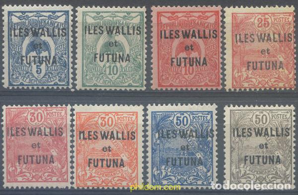 Sellos: 658561 HINGED WALLIS Y FUTUNA 1922 SERIE BASICA