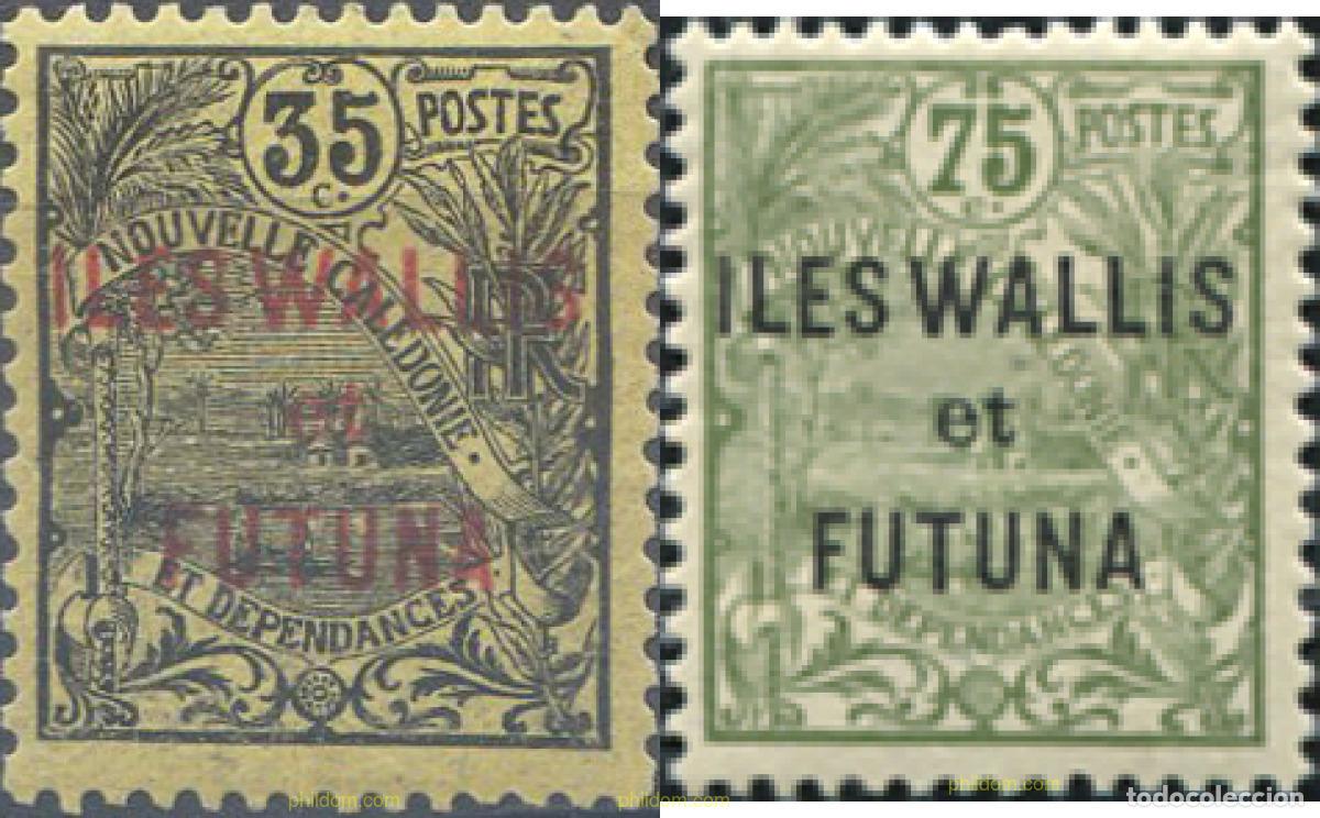 Stamps: 674084 HINGED WALLIS Y FUTUNA 1920 MOTIVOS VARIOS