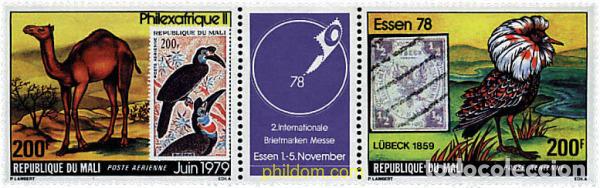 Stamps: 6995 MNH MALI 1979 ESSEN 78. PHILEXAFRIQUE 79