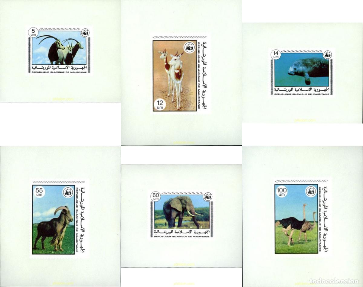 Sellos: 22092 MNH MAURITANIA 1978 FAUNA EN PELIGRO DE EXTINCION